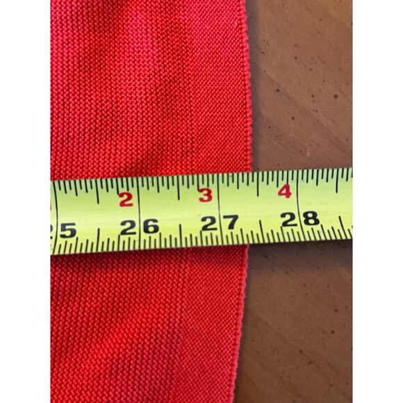 Akris Cotton V-Neck Long Sleeve Cardigan In Tomato Red Size 14 - Picture 15 of 16